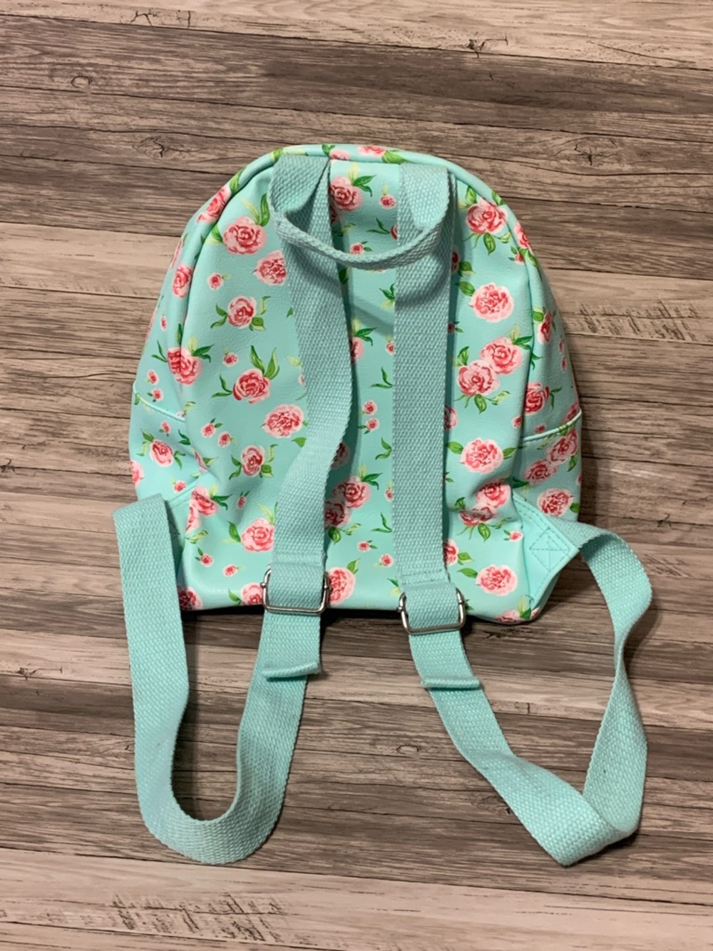 Floral Mint Mini Backpack - Picture 6 of 6